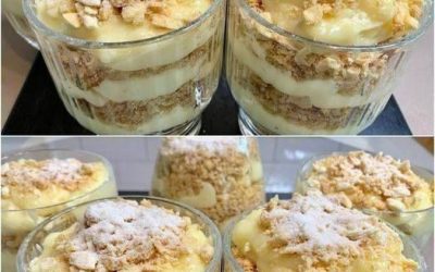 Quando mi sento pigra, preparo sempre questo dessert: “Napoleone al bicchiere”: è da leccarsi le dita. Si divora in due minuti.