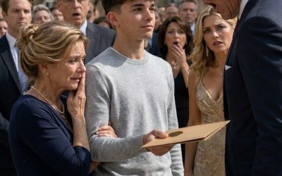 Ho partorito a 41 anni e mio marito mi ha lasciata per una ragazza di 18 anni… quindici anni dopo, durante una cerimonia di ammissione, mio ​​figlio ha distrutto il suo orgoglio in soli tre secondi.