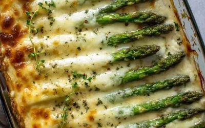 🌿 IL GRATIN REALE: ASPARAGI IN MANTELLO DI SETA E CROSTA D’ORO 🧀