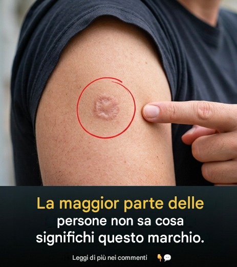 Cicatrice rotonda sul braccio: cosa significa?