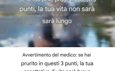 Avviso medico: se avverti prurito in queste 3 zone, la tua aspettativa di vita sarà breve