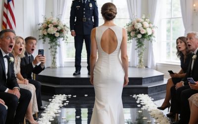 “Ti sposi con una guardia giurata?” Mia madre mi ha schernito. 68 inviti. Zero conferme di partecipazione. Tutta la mia famiglia ha boicottato il mio matrimonio. Ho percorso la navata completamente da sola. Poi il mio telefono è impazzito – dopo che un invitato ha pubblicato una clip di 10 secondi… con la didascalia: “Il suo sposo è…”