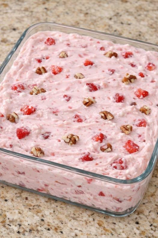 Crema di fragole surgelata con 4 ingredienti