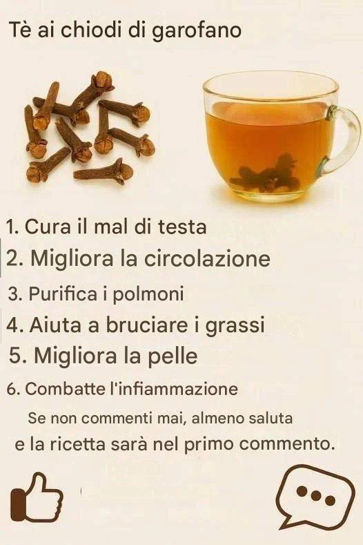 TÈ AI CHIODI DI GAROFANO – COME PREPARARLO CORRETTAMENTE, PER QUANTO TEMPO SI PUÒ BERE E CHI NON PUÒ USARLO⚠️ La spezia aromatica che diventa un rimedio solo se usata correttamente🌿 La ricetta è nei COMMENTI