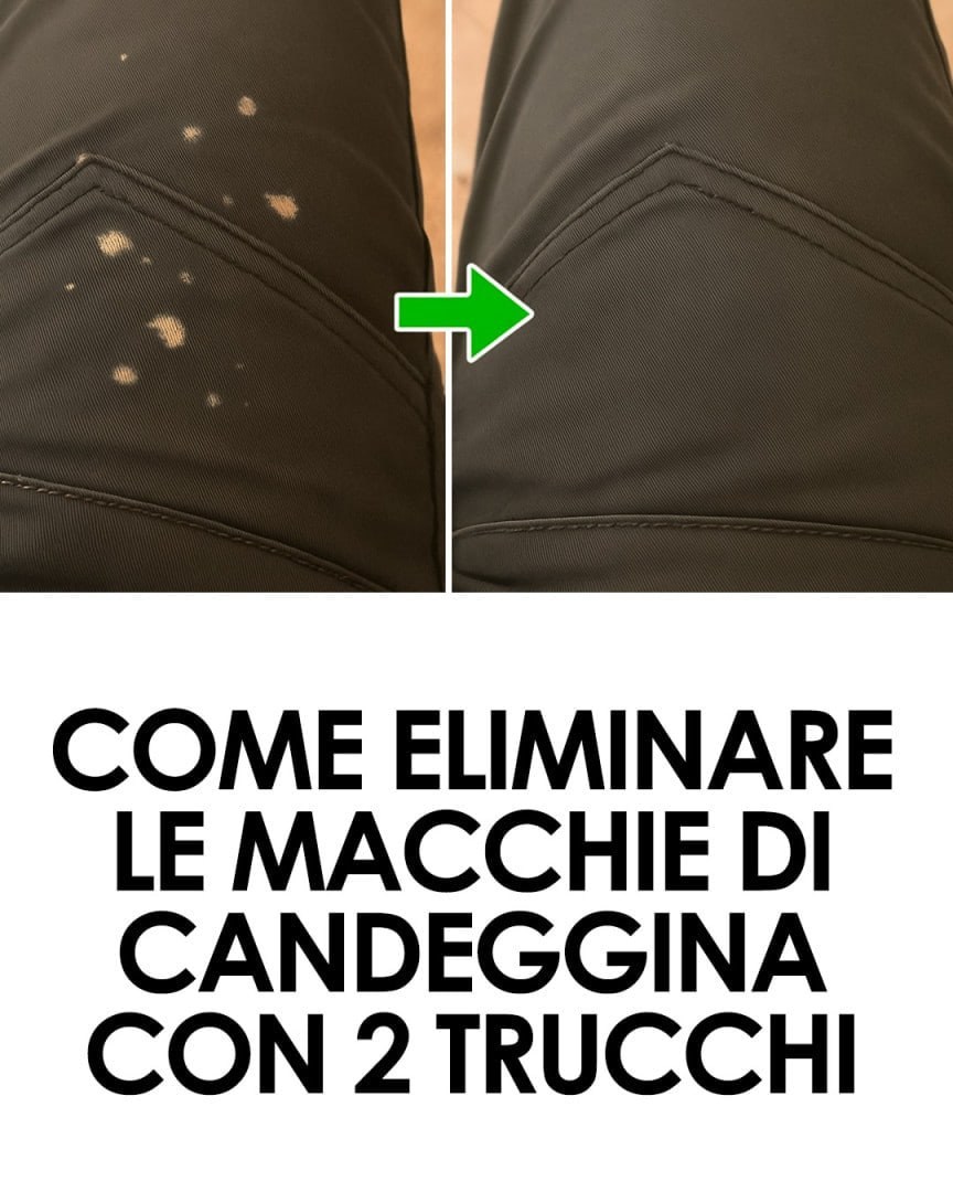 2 Trucchetti Semplici per Togliere le Macchie di Candeggina dai Vestiti Definitivamente