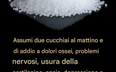 Assumi due cucchiai al mattino e dì addio a dolori ossei, problemi nervosi, usura della cartilagine, ansia, depressione e insonnia.