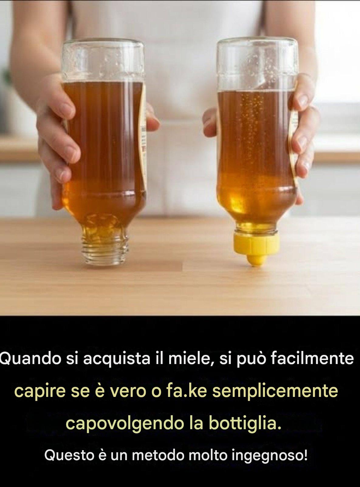 Il test del “capovolgimento della bottiglia” per riconoscere il miele vero? Perché è fuorviante e 5 modi migliori per smascherare il miele contraffatto.