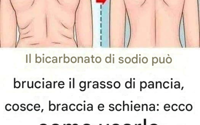 3 ricette con il bicarbonato di sodio per bruciare il grasso addominale