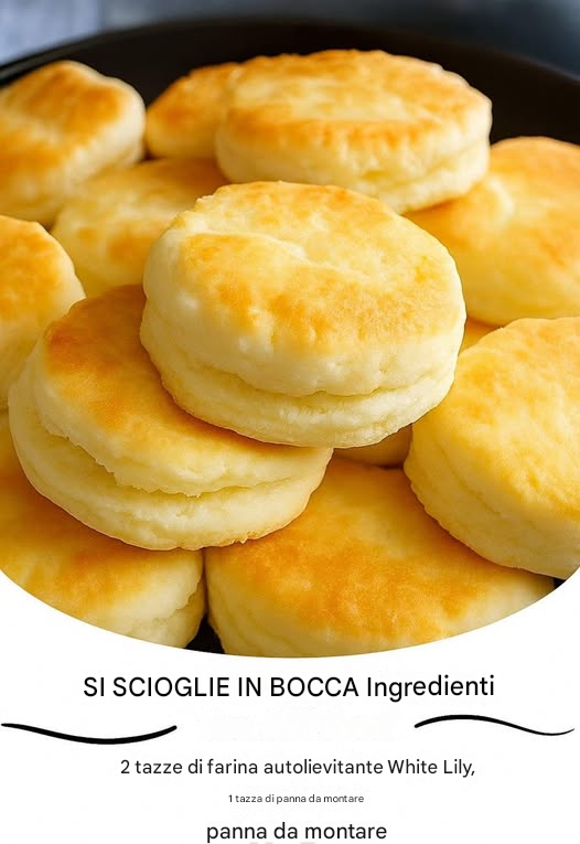 Biscotti che si sciolgono in bocca con soli due ingredienti