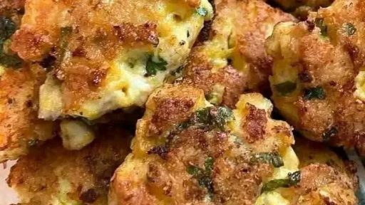 Frittelle di formaggio e pane anass