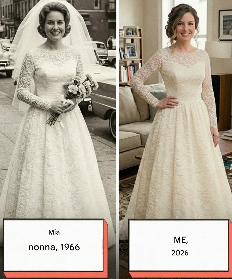 Ho deciso di indossare l’abito da sposa di mia nonna in suo onore, ma mentre lo modificavo ho scoperto un biglietto nascosto che rivelava la verità sui miei genitori.