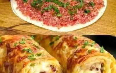 Tortillas ripiene di carne macinata