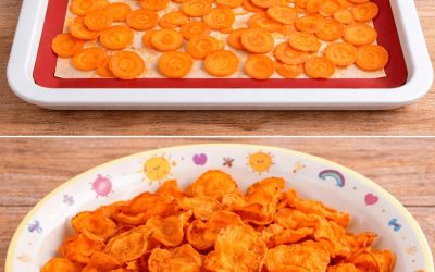 Non mangio più schifezze, ora il pomeriggio se ho voglia di sgranocchiare qualcosa mangio queste chips di carote leggere e con solo 70 Kcal!