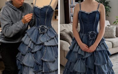 La mia matrigna si è rifiutata di darmi i soldi per un vestito da ballo: mio fratello ne ha cucito uno con i jeans della nostra defunta mamma, e quello che è successo dopo l’ha lasciata a bocca aperta.