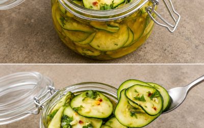 Niente padella, niente forno: bastano 10 minuti per fare queste zucchine marinate crude, e sono pure più buone di quelle grigliate. Solo 60 Kcal!
