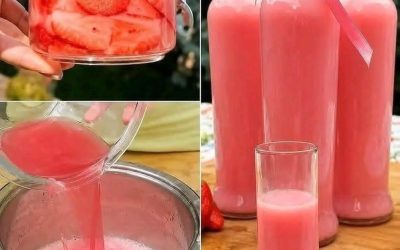 Succo di fragole fatto in casa La bevanda rinfrescante naturalmente dolce che