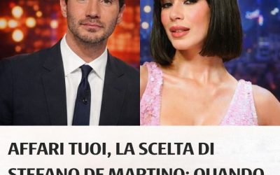 Stefano De Martino ha deciso di…Altro…