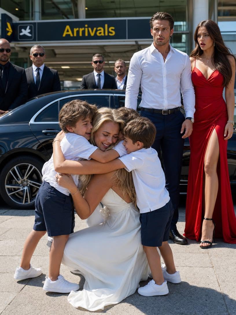 Storia completa: Il mio ex marito miliardario si è seduto accanto a me in aereo solo per umiliarmi, poi tre ragazzini sono scesi da una Bentley chiamandomi “mamma”.
