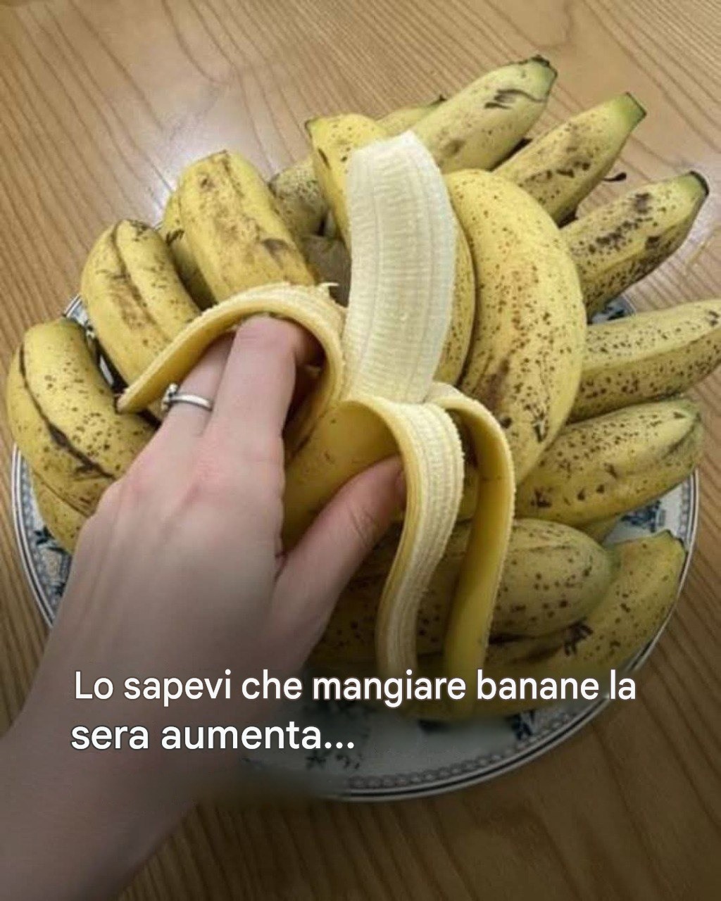 Se mangi banane la sera, aumenterà il tuo… Vedi altro