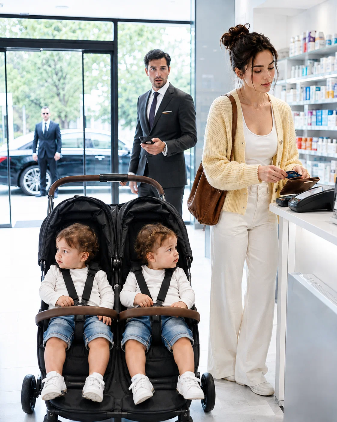 Un uomo vide la sua ex moglie contare monete per sfamare due gemelli… senza sapere che fossero suoi figli, e rinunciò all’accordo che lo avrebbe reso re.