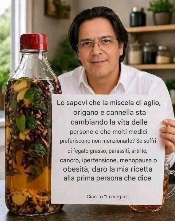 Bevanda disintossicante all’aglio, origano e cannella