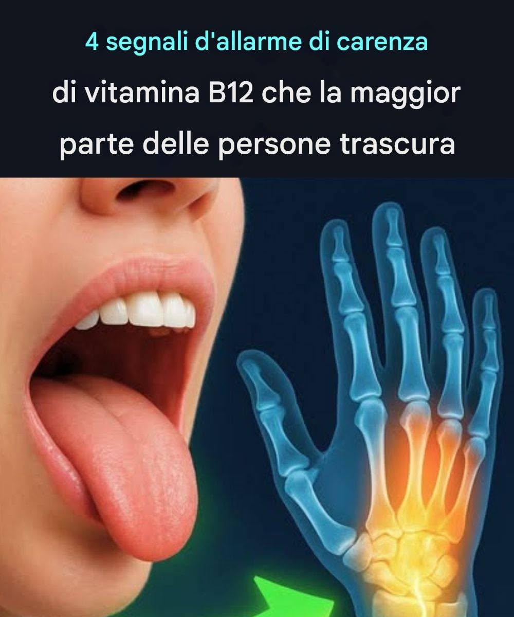 4 sintomi allarmanti di carenza di vitamina B12 da non ignorare!